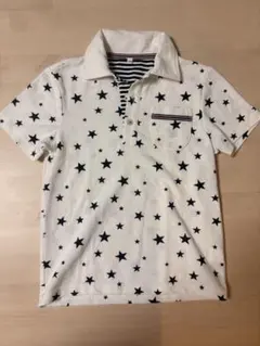 【美品】きちんと感もでる半袖ポロシャツ　120cm