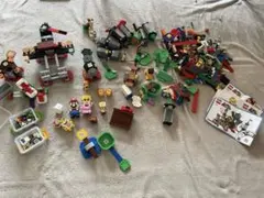 レゴ スーパーマリオ まとめ売り マリオ ピーチ クッパ城 パックンフラワー