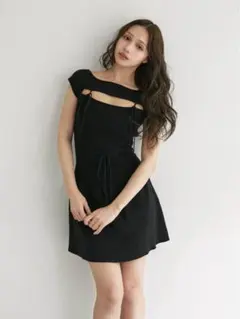 ANDMARY アンドマリー Bebe mini dress ミニワンピース 黒 - メルカリ