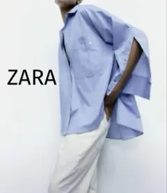 【ZARA】オックスフォードデザインシャツ
