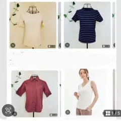 UNIQLO　GU　ミッシェル　 半袖ノースリーブTシャツ 4枚セット S・M