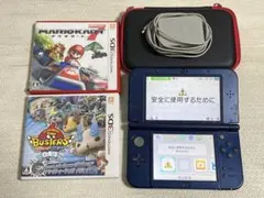 new ニンテンドー 3DS LL メタリックブルー ソフト付き