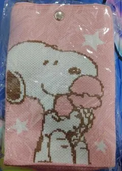 スヌーピー ニットショルダーバッグ