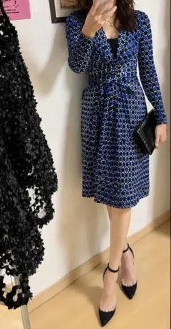 Issa London マルチカラー ボーダー ラップワンピース S - メルカリ