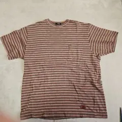 激レアStussy ストライプ柄 Tシャツ XL