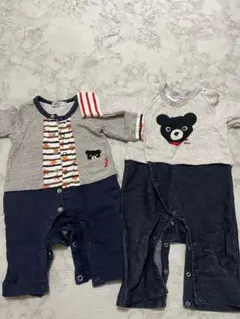 ダブルビー ロンパースセット