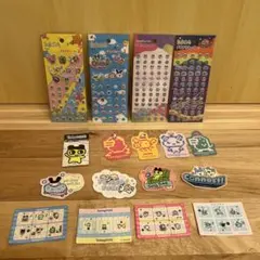 たまごっち プチプチシール2 プチプチシール4枚セットセリア　ガチャガチャまとめ