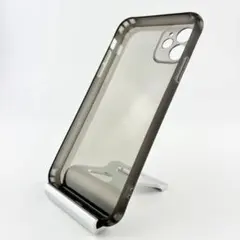 iPhone11 ケース クリア 薄型 耐衝撃 軽量 ブラック