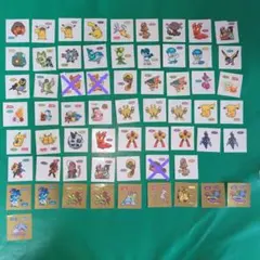 ポケットモンスター　ポケモン　ポケモンパン　シール　デコキャラシール　まとめ売り