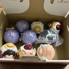 ワンピース　バウンドボールフィギュア　4種 9個