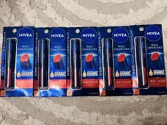 NIVEA リッチケア＆カラーリップ ルビーレッド 5本セット