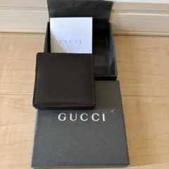 GUCCI ブラックブラウンコインケース
