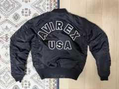 2*5様 【美品】AVIREX バック アーチ ロゴ MA-1 リバーシブル ジ