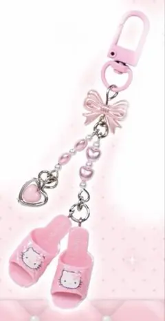 キルト　ハローキティ　シークレットキーホルダー