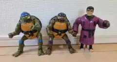 ミュータントタートルズ スプリンター師匠 レオナルド　ドナテロフィギュア 変身