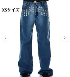 BEEDEN METAL EYELET SEMI LOOSE DENIM