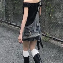 デニムショルダーバッグ