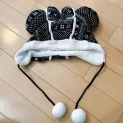 廃盤　ディズニーファンキャップ ミニー ノルディック柄　もこもこ帽子a14-56