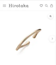 ゴールド イヤーカフ hirotaka Bow イヤーカフ