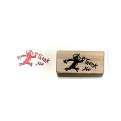 H1777.消しゴムはんこ(スタンプ)香水 Thank You - メルカリ