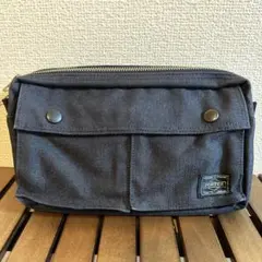 PORTERポーター ウエストバッグ ボディバッグ ネイビー 日本製 吉田カバン