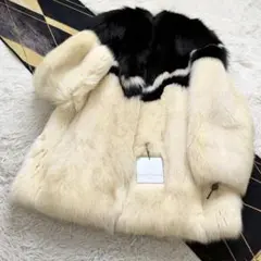 中古狐毛皮草コート キツネ真毛 vintage fox fur coat - メルカリ