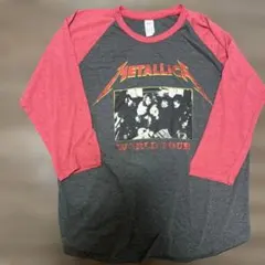 METALLICA ワールドツアー ラグランカットソー