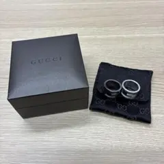GUCCI シルバーリング 2個セット！