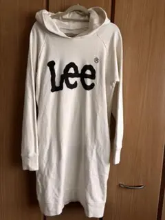Lee フード付きスウェットワンピース M ホワイト