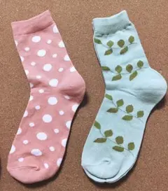 【新品・未使用】靴下 ソックス ２足セット 22-24センチ