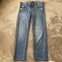 UNIQLOストレートデニム 30インチ ライトブルー