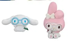 サンリオ シナモロール　マイメロディ　ガシャポン　メガネっ子シリーズ
