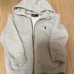 Ralph Lauren グレー パーカー 100 フード付