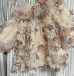 cottoli バースデイ 花柄ワンピース 90cm