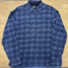 ダブルアールエル オンブレ チェックシャツ L - メルカリ