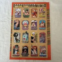 ONE PIECE キャラクターシール ワンピース
