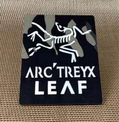 ARC'TERYX LEAF ブラック迷彩パッチ ワッペン ベルクロのサムネイル