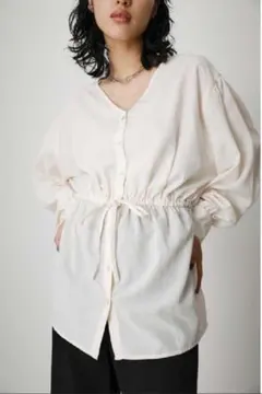 〔美品〕AZULbymoussy 2WAY PEPLUM BLOUSE