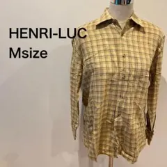 【美品】HENRI-LUCトップス シャツ ブラウス 長袖 レディース チェック