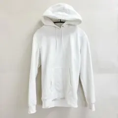 r*o様 【良品】GU ホワイト フーディー スウェットパーカー　ジーユー　Sサ