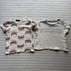 80 90 ジェラートピケ　ジェラピケ　Tシャツ　studio mini 車のサムネイル
