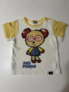 レッドパンダTシャツ ホワイト/イエローのサムネイル