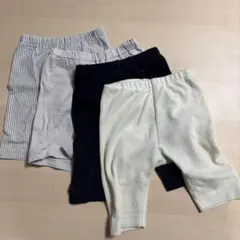春夏女の子保育園着パンツ 4点セット 70〜80cm No.5