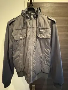 Nike 短丈フライトジャケット M （フードはジッパーで取り外し可能）