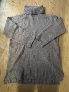 UNIQLO ユニクロ　ニット　タートル　オーバーサイズ　チュニック