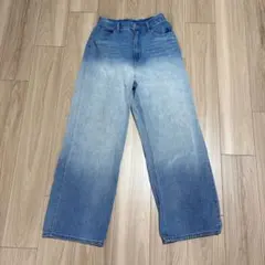 【nui nullu】ハイウエストヴィンテージワイドデニム L