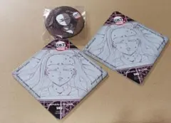 鬼滅の刃 竈門禰豆子 ダイニング 缶バッジ コースター 3点