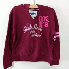 お値下げしました!　オシュコシュ　女児フード付きトレーナー　120