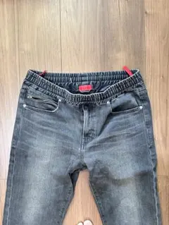 RED CARD×BEAMS リズムプラスイージー風　ブラックデニムW32
