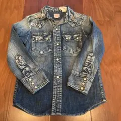 デニム&ダンガリー　デニムシャツ　120cm 美品